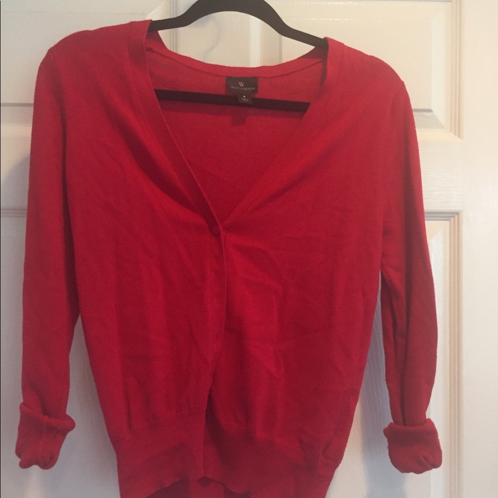 Worthington Red Cardigan